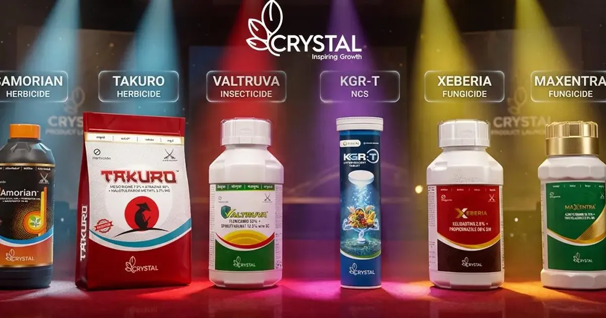 Crystal Crop представила шесть инновационных продуктов для сезона хариф
