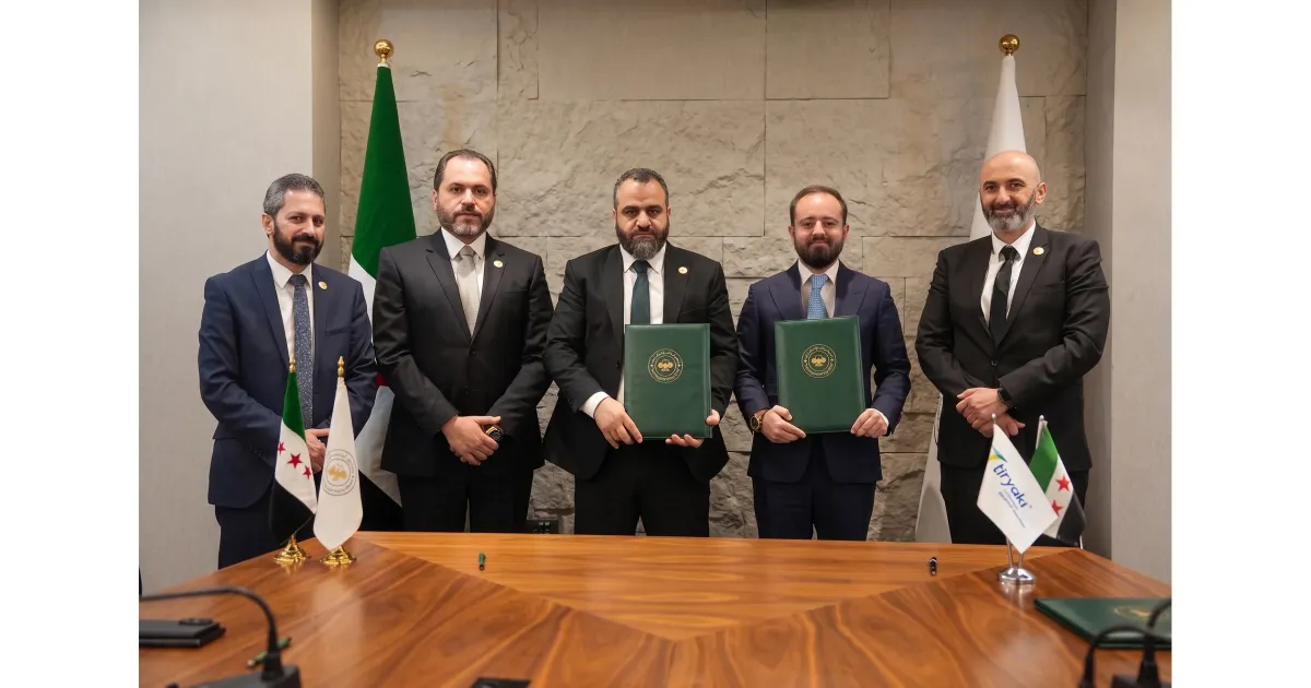 Tiryaki Syria i Suverennyy fond Sirii dogovorilis o proekte dlya usileniya agropromyshlennoy pererabotki