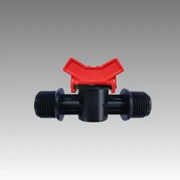 Кран с наружными резьбами для пластиковой трубы, Dn 3/4"*3/4" (КСН 16х3/4"x3/4")