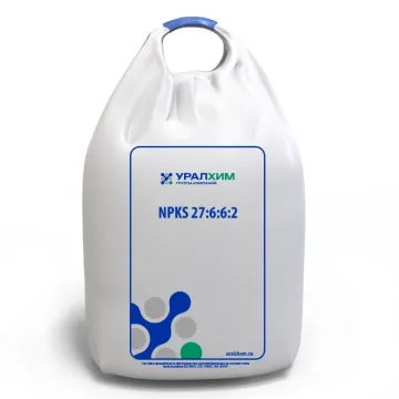 NPKS 27-6-6-2 fertilizer, g.