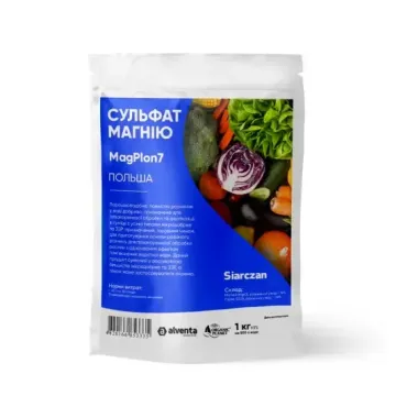 Сульфат магния, гр. та кр.п., (МgО - 16-23%, SО3 - 30-46%)