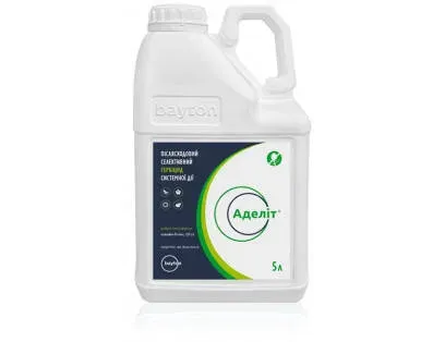 Bottle of herbicide Adeleit