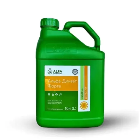 Jerrycan of Alpha-Diquat Forte herbicide