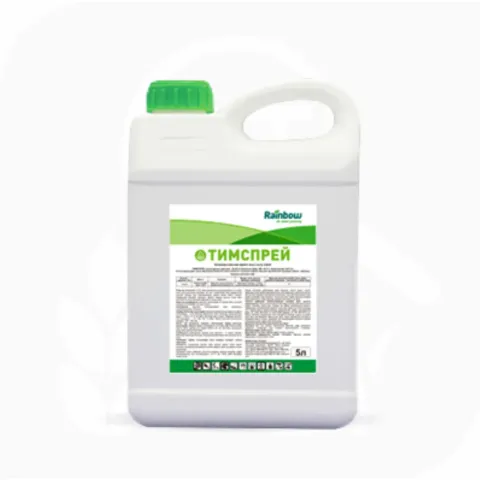 Белая канистра с зелёной крышкой и этикеткой Тимспрей - Тимспрей (Teamspray)