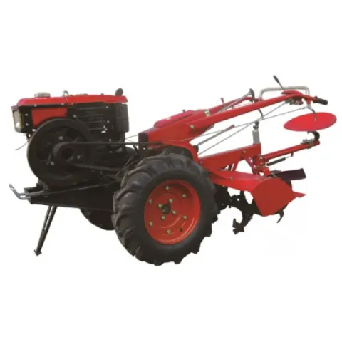 Мотоблок Energomash DT-8807 червоного кольору з сидінням