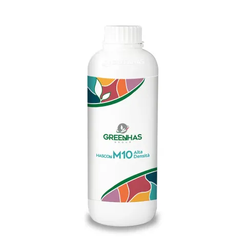 Бутылка удобрения Green Has M10 с цветным логотипом на этикетке - ГРИН ХАС (МАРОК ХАСКОН М10АД, КРИПТЕР)