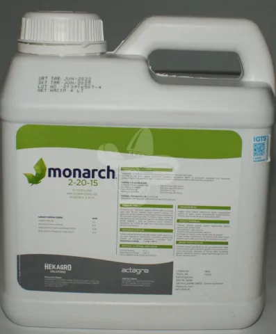 Канистра удобрения Monarch с этикеткой - Monarch 2-20-15