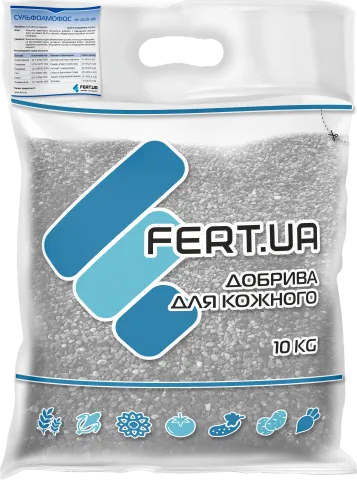 Упаковка минерального удобрения FERT.UA, 10 кг - Сульфоамофос, гр., минеральне удобрение